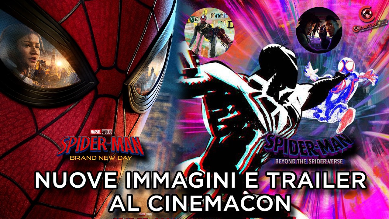 SPIDER-MAN BRAND NEW DAY e BEYOND THE SPIDER-VERSE: IL RECAP DEL PANEL SONY AL CINEMACON