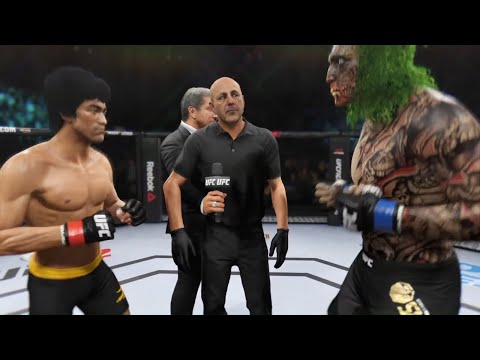 Bruce Lee vs. Ethnic Skeleton - EA Sports UFC 2 - Epic Fight