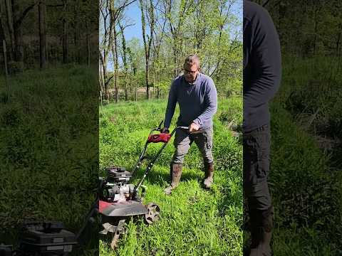 How We Till Our Raised Garden Beds! #farmlife #shorts #homesteading #diy #garden #raisedgardenbeds