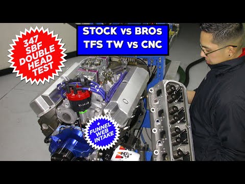 347 FORD HEAD & INTAKE TEST