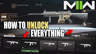 How To Unlock All Weapons & Attachments (Gunsmith Explained) - Modern Warfare 2 Beta