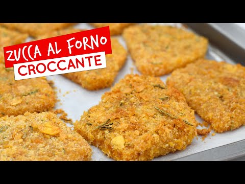 Zucca al forno gratinata CROCCANTE: ricetta facile e veloce!