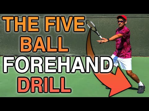 The Five Ball Forehand Tennis Drill: Take Charge Of More Points With Your Forehand