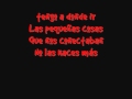 LETRA "LAS PEQUEÑAS COSAS - JOT DOG" 