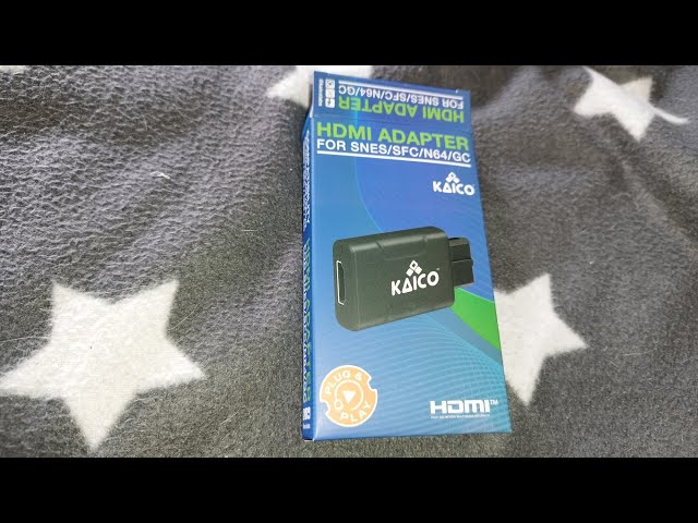 Vídeo relacionado con Kaico HDMI Adapter with S-Video and Composite Support Compatible with Nintendo N64, Super Nintendo SNES, Famicom and Gamecube. A Simple Plug & Play HDMI