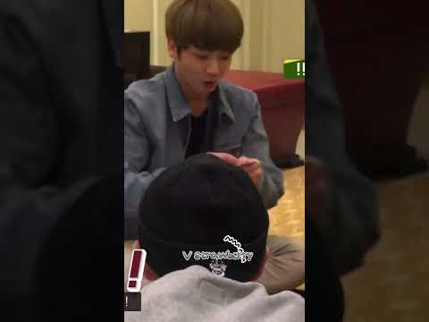 His expression (run bts episode 21)