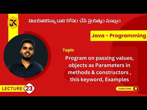 23java Program On Passing Values Objects As Parameters In Methods Constructors This Example