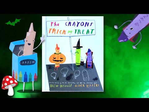 🎃 The Crayons Trick or Treat🖍️(kids books read aloud) Halloween Book