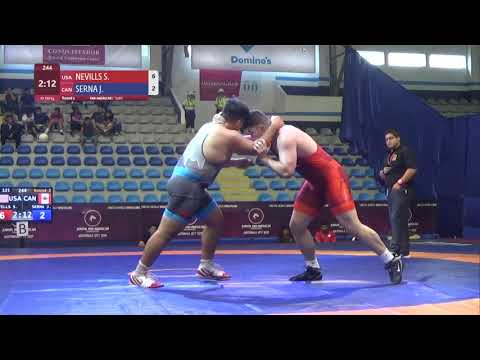 Round 2 FS - 125 kg: S. NEVILLS (USA) v. J. SERNA (CAN)
