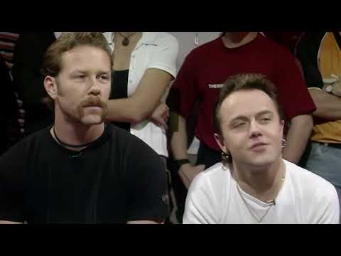 Metallica (James and Lars) Interviewed on "Later with Jools Holland" (1996) | HD