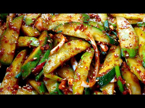반찬가게 이모도💥놀란맛의 오이무침 절대 소금에 절이지말고 이렇게 하세요 10분만에 뚝딱!