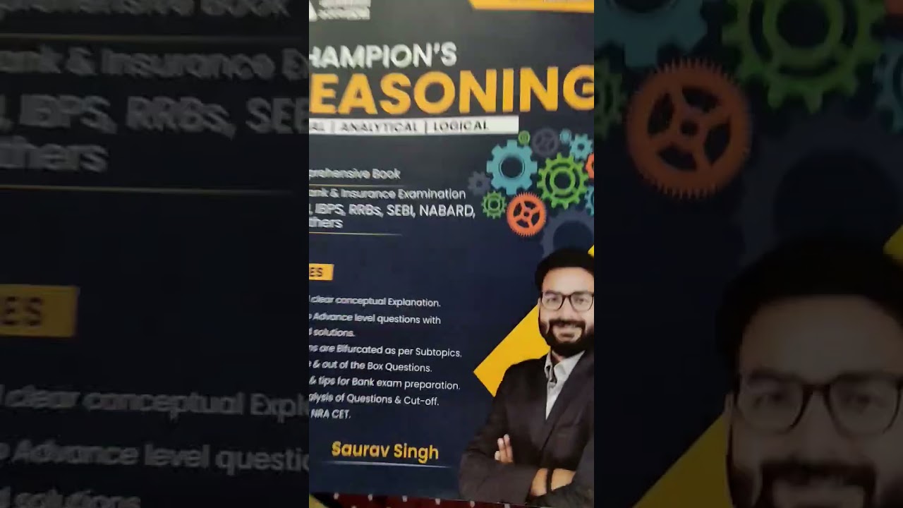 Best Book Reasoning book for Banking Aspirants (champion's Reasoning book by Saurav Sir) #adda247
