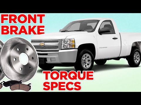 Front Brake Torque Specs: 2007-2014 GMC Sierra Chevy Silverado 1500