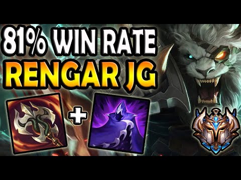 OTP RENGAR vs LEE SIN [ JUNGLE ] Lol Challenger Korea 11.2