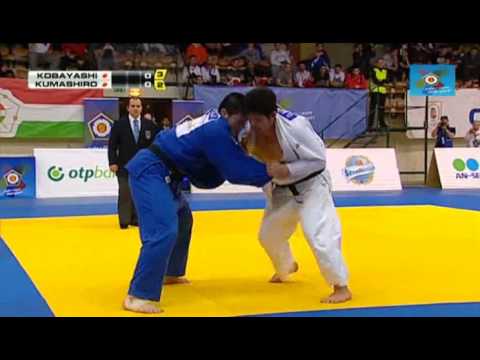 Judo European Open Budapest 2013: Daisuke KOBAYASHI (JPN) - Yusuke KUMASHIRO (JPN) Final [-100kg]