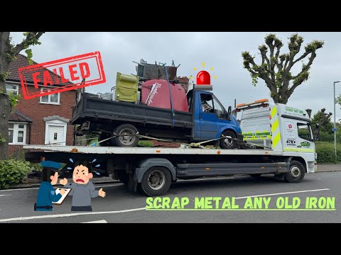 GREAT PULLED by the POLICE - Scrap Metal Mayhem