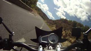 preview picture of video 'Speed Triple 1050 2007 - Col de Lunas'
