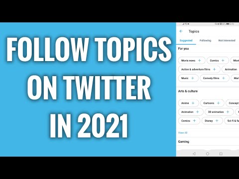 How To Follow Topics On Twitter In 2022