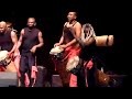 Les tambours de brazza en solo avec le roi Garcia roi.