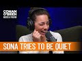 Conan, Sona, & Matt Compete To See Who Can Stay Quiet The Longest | Conan O’Brien Needs a Friend