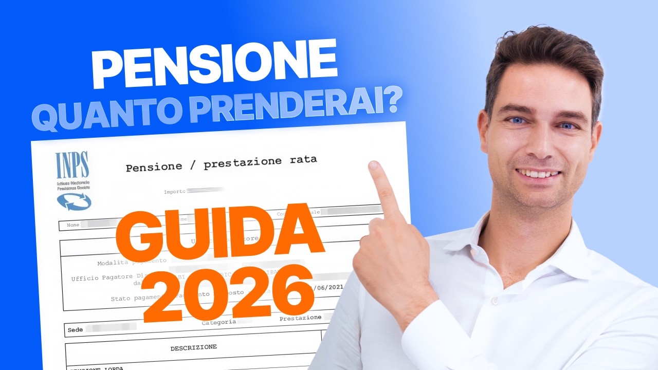 Quanto prenderai davvero in pensione: ecco la guida 2026