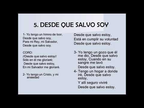 Himno 5 desdé que salvo estoy /canta Mariana Portillo