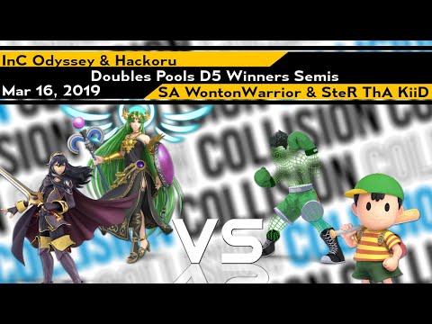 [Smash Ultimate] Collision 2019 (Doubles Pools) - Odyssey & Hackoru vs WontonWarrior & SteR ThA KiiD
