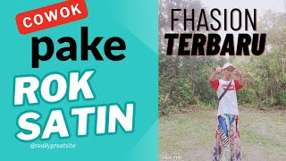 Download lagu Ternyata begini kalau cowok memakai rok wanita Rok prisket satin mp3