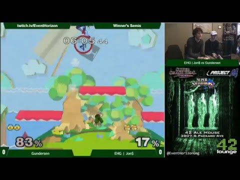 Construct 46 - EHG | Jon$ (Fox) vs Gundersen (Sheik) - Melee Winners Semis
