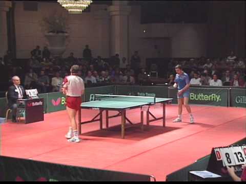 '96 Gilbert Cup - Jean Michel Saive - Andrzej Grubba Game 1