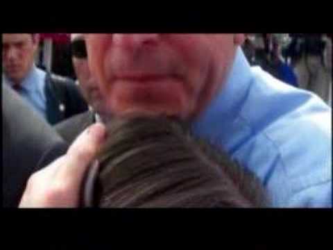 President George W. Bush took Ashley Faulkner in his arms