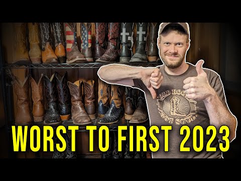 Ranking the Cowboy Boots I Tried in 2023 (Worst to First!)
