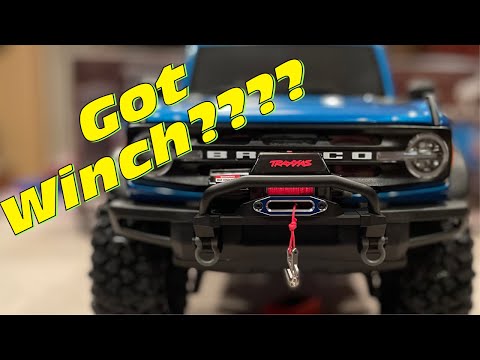 Traxxas Pro Scale Winch Install TRX-4 -How to - Blue Bronco 2021