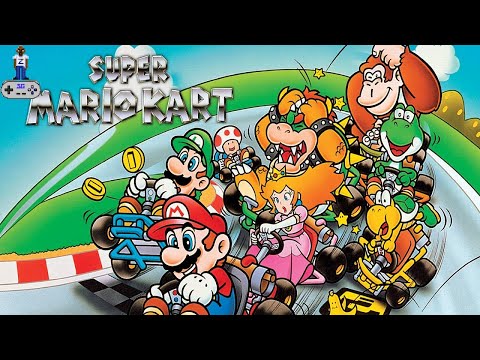 Super Mario Kart | Gameplay (Mushroom Cup 100cc) | Wii/Wii U/SNES