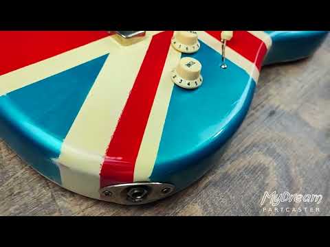 MyDream Partcaster Custom Built -  Union Jack Hepcat PAF 59' image 11