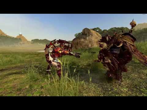 Orc Warboss VS Saurus Oldblood | Total War: Warhammer 2