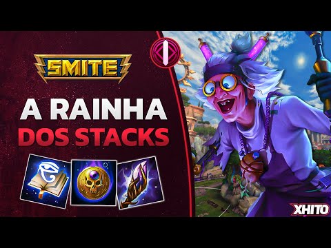 Em meta de STACK a VELHA fica feliz! BABA YAGA MID - ⚡ Smite BR Ranked Conquista