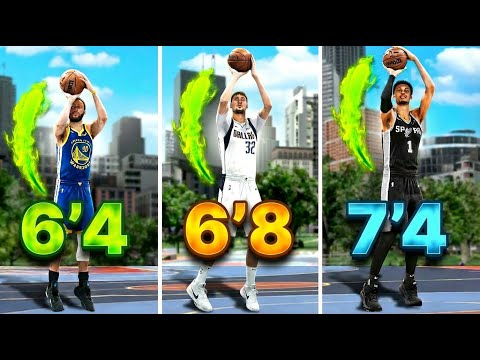 BIGGEST GREEN WINDOW JUMPSHOTS for EVERY BUILD + EVERY 3PT RATING (NBA 2K26)