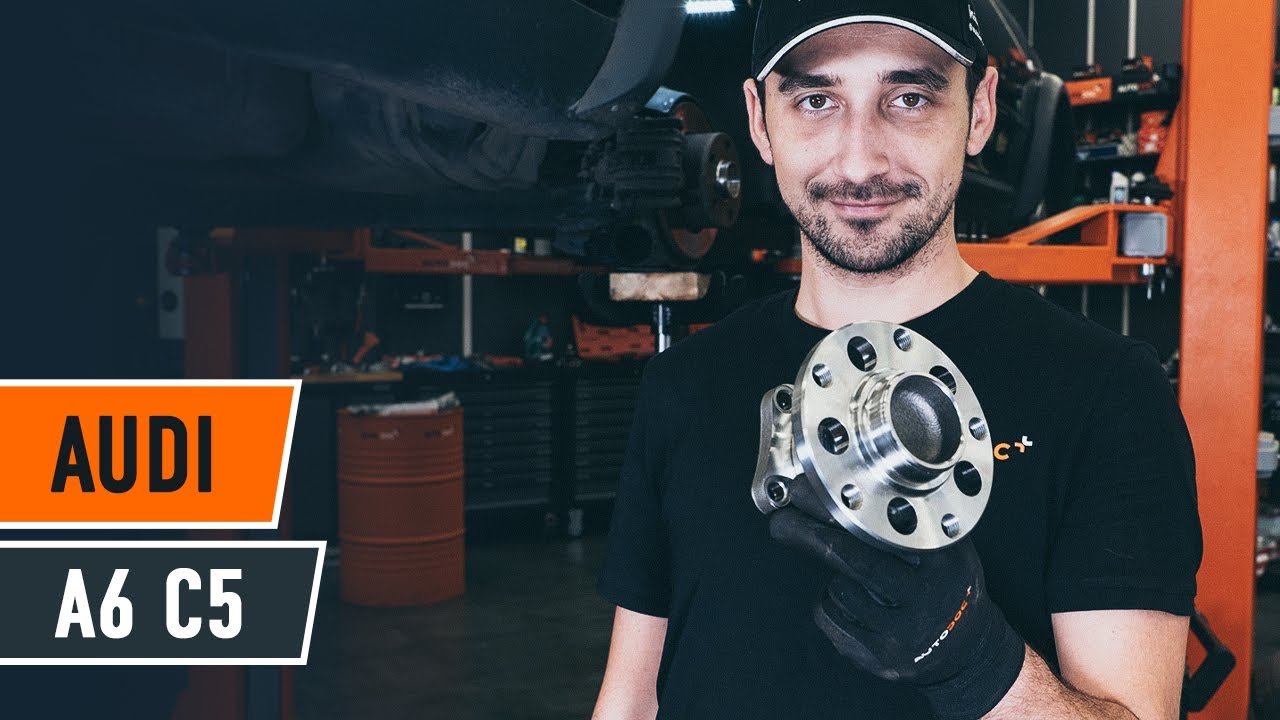 Como mudar rolamento da roda da parte traseira em Audi A6 C5 Avant - guia de substituição