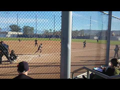 Little Sarah/ Chopper for base hit 12U (Sarah Perez)