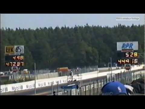 Drag Racing 1997 - Europe's first 4 second run in Top Fuel by Kent Persson - NitrOlympX Hockenheim