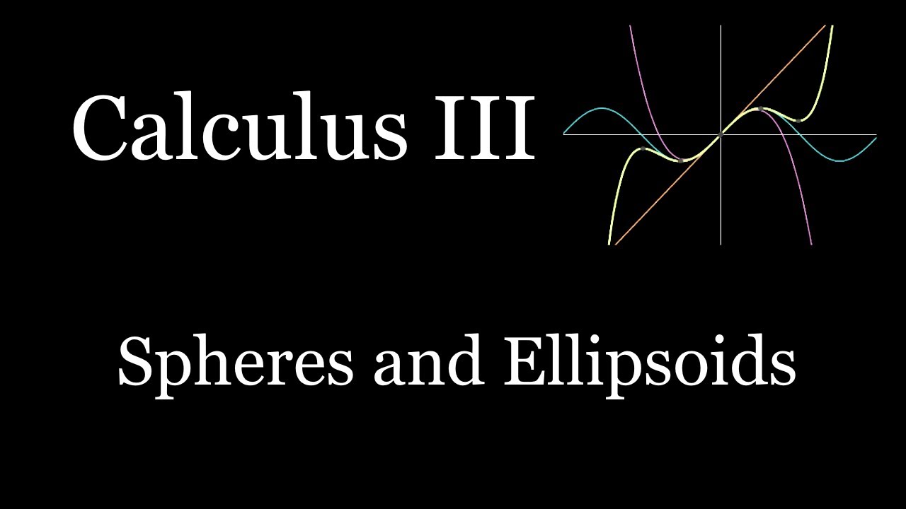 Calculus III - Spheres and Ellipsoids