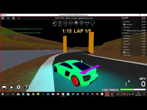 Гонка в Full Throttle + БАГ!!! : Roblox