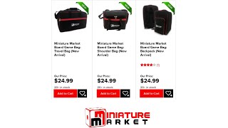 Miniature Market Board Game Bags