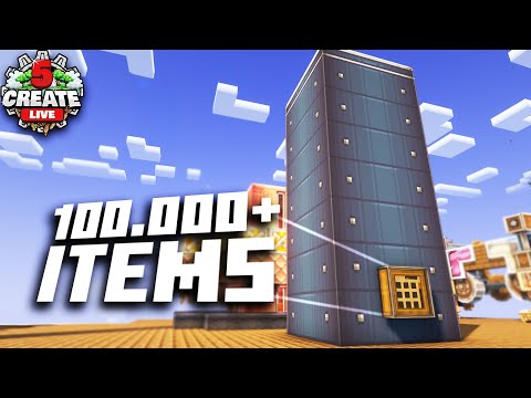 Mein NEUES XXL LAGERSYSTEM! 100.000+ ITEMS! - Create Live 5 - #4