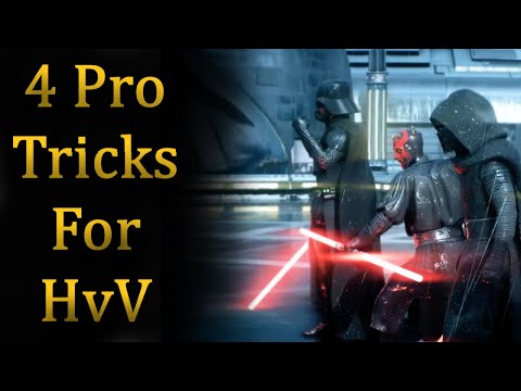 4 ADVANCED TRICKS For Heroes Vs Villains || Battlefront 2