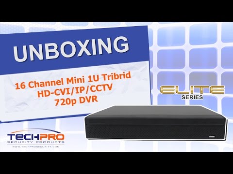 Unboxing - 16 Channel Mini 1U Tribrid HD-CVI/IP/CCTV 720p DVR