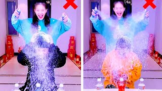 Family Games丨guess The Color Challenge, The Snowflake Punishment Is So Exciting! #Partygames