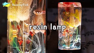 🌼 DIY Resin Night Light with Dried Flowers | Resin Art 🌼