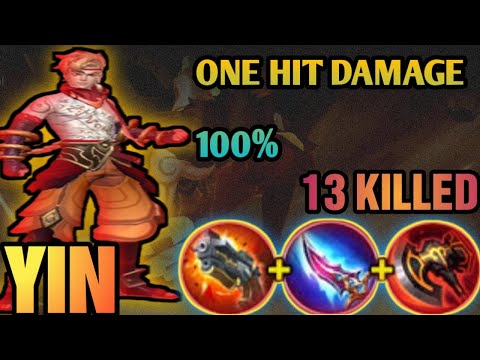 Yin best Emblem build 2023 | Top 1 global - MLBB 2023